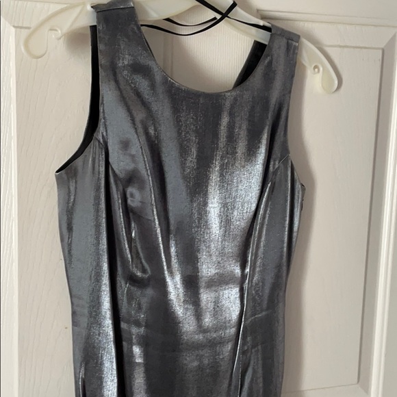 Silver Tonight label evening gown sz 4z. Worn once - Picture 2 of 6